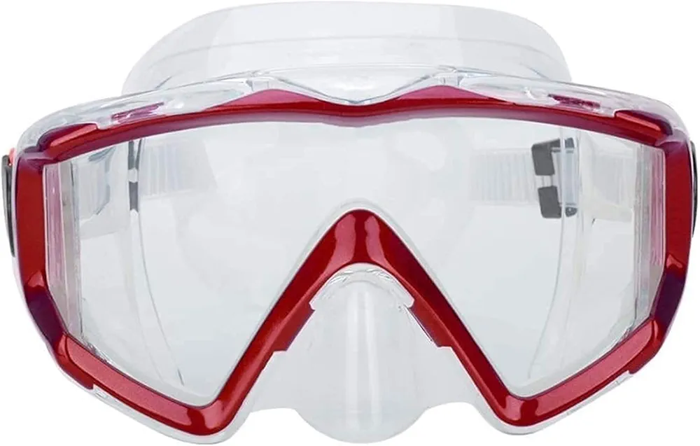 Full Face Snorkel Diving Masks Swimming Goggles Snorkeling Scuba Snorkelling Mask Wide View Silica Gel Tempered Lens Diving Goggles Glasses for Adults Masks