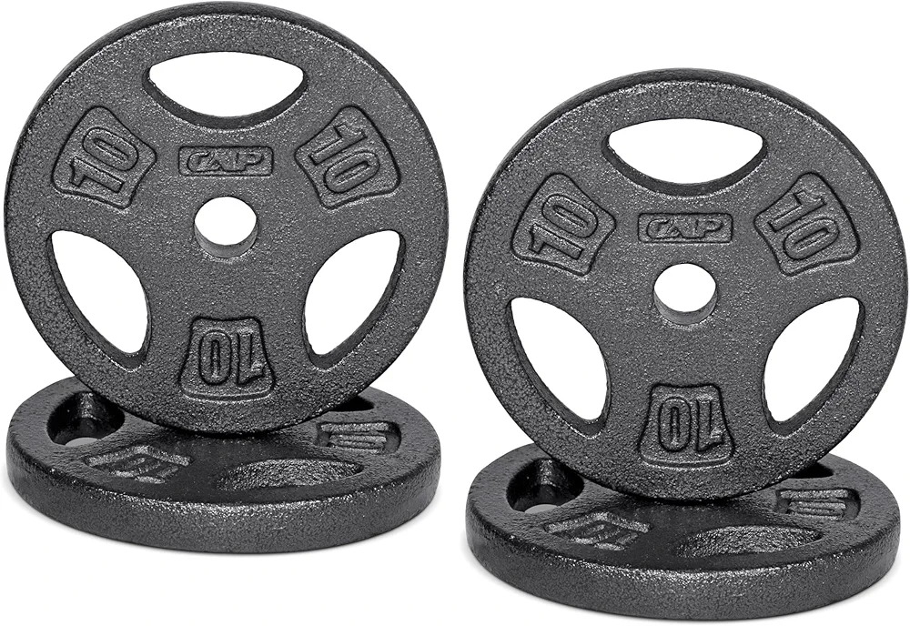 CAP Barbell Standard 1-Inch Grip Weight Plates
