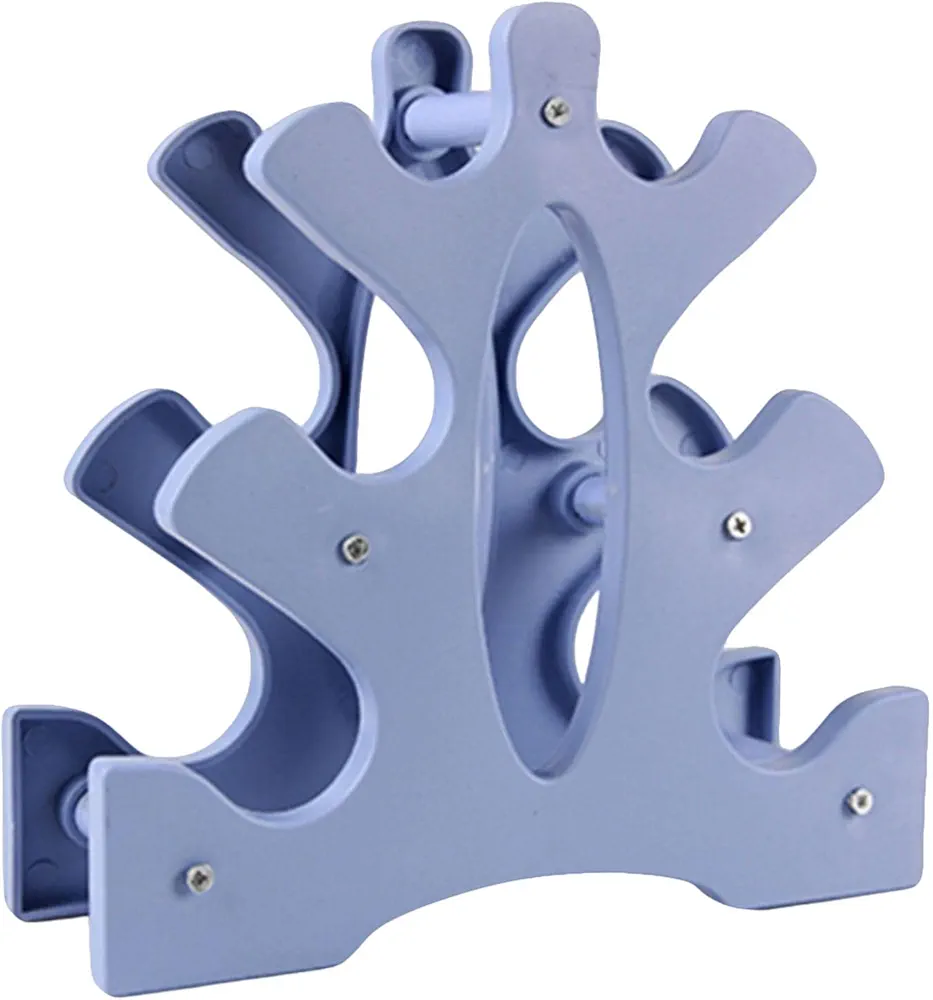 5 Tier Rack for Dumbbells, Light Blue