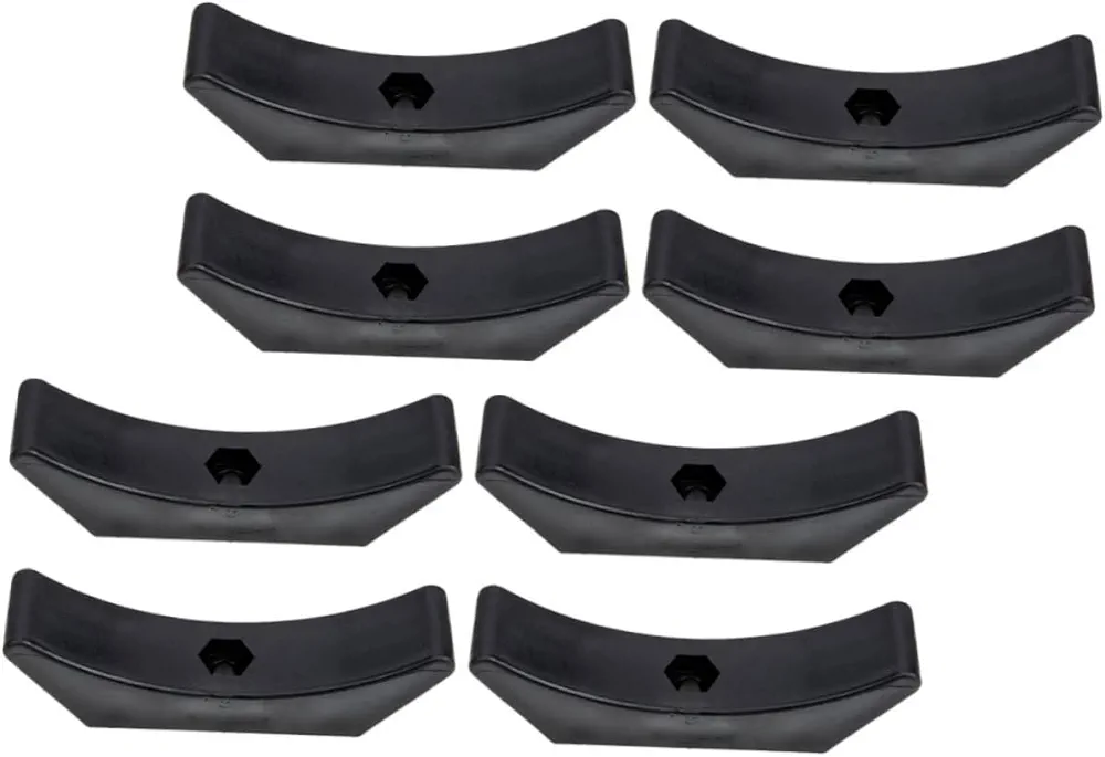 BESPORTBLE 8 Pcs Dumbbell Rack Support Storage Shelves Plastic Dumbbell Storage Rack Stand Heavy Duty Dumbbell Rack Dumbbell Rack Stand Trumpet Fall to The Barbell
