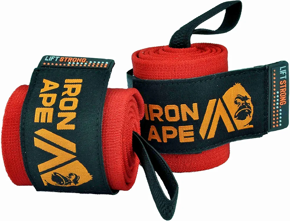 Professional Grade Wrist Wraps, 12", 18", 24" & 34". New Versatile Twin Thumb Loop Design for Powerlifting, Weight Lifting, and Bodybuilding. Weightlifting Wrist Support for Men and Women