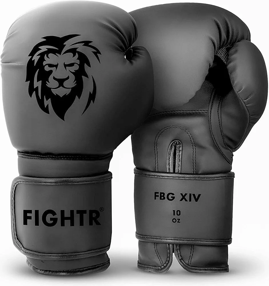 FIGHTR® Boxing Gloves - Maximum Protection & Stability | Boxing Gloves for Boxing, MMA, Muay Thai & Kickboxing | Sizes 8-16 oz, Includes Carry Bag