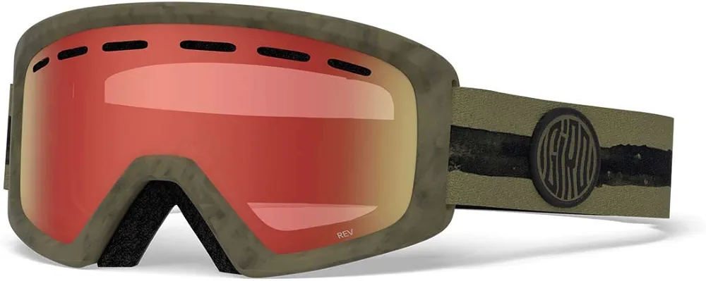 Giro Rev Kids Ski Goggles - Snowboarding Goggles for Youth, Boys and Girls - Ages 3-8 - Double Layer Face Foam
