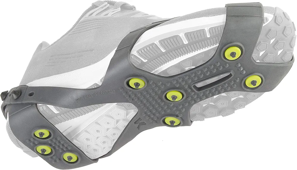Korkers Ultra Runner Ice Cleat - One-Size-fits-Most - 16 Replaceable Carbide Spikes - for Winter Running