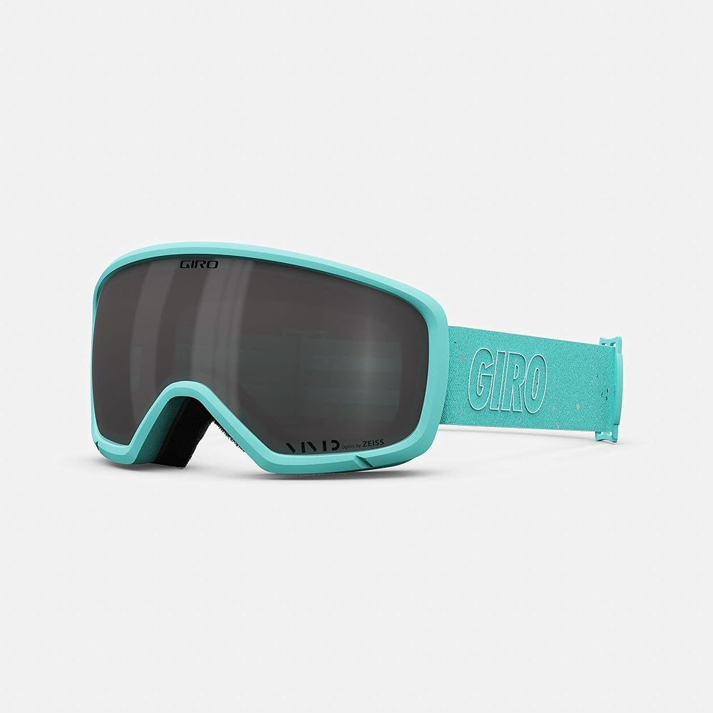 Giro Millie Ski Goggles - Snowboard Goggles for Women & Youth - Glaze Blue Mica Strap with Vivid Smoke Lens