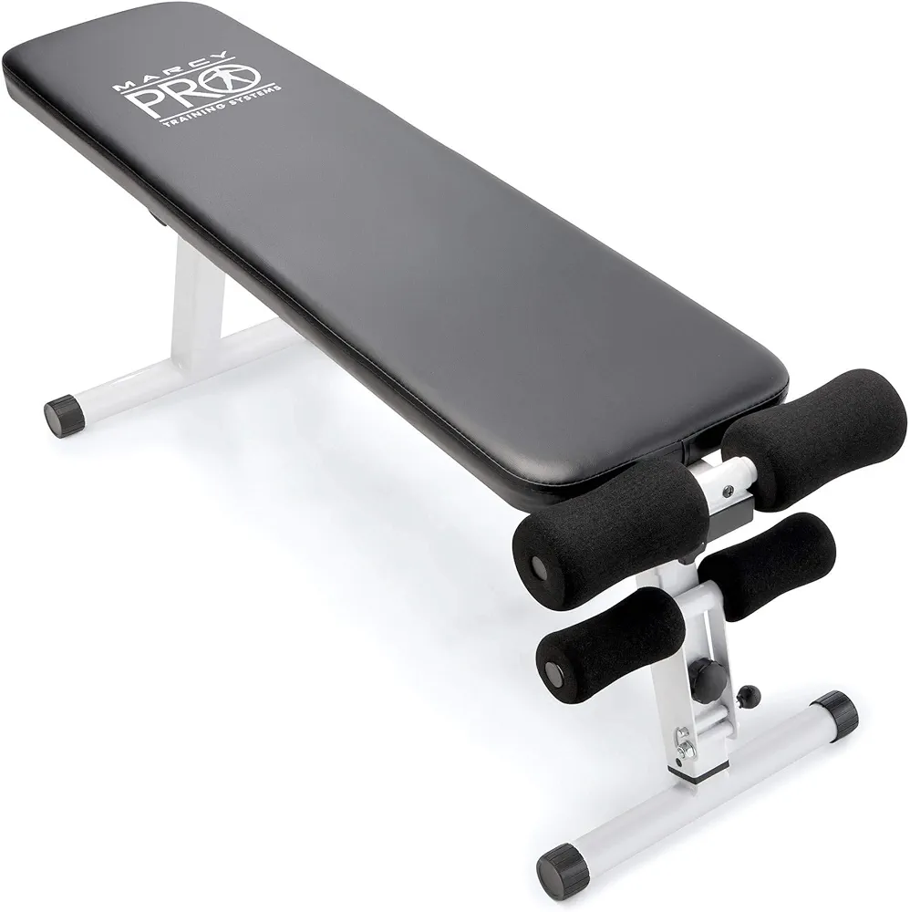 Marcy Pro Foldable and Adjustable Multipurpose Strength and Weight Training Folding Bench for Home and Gyms