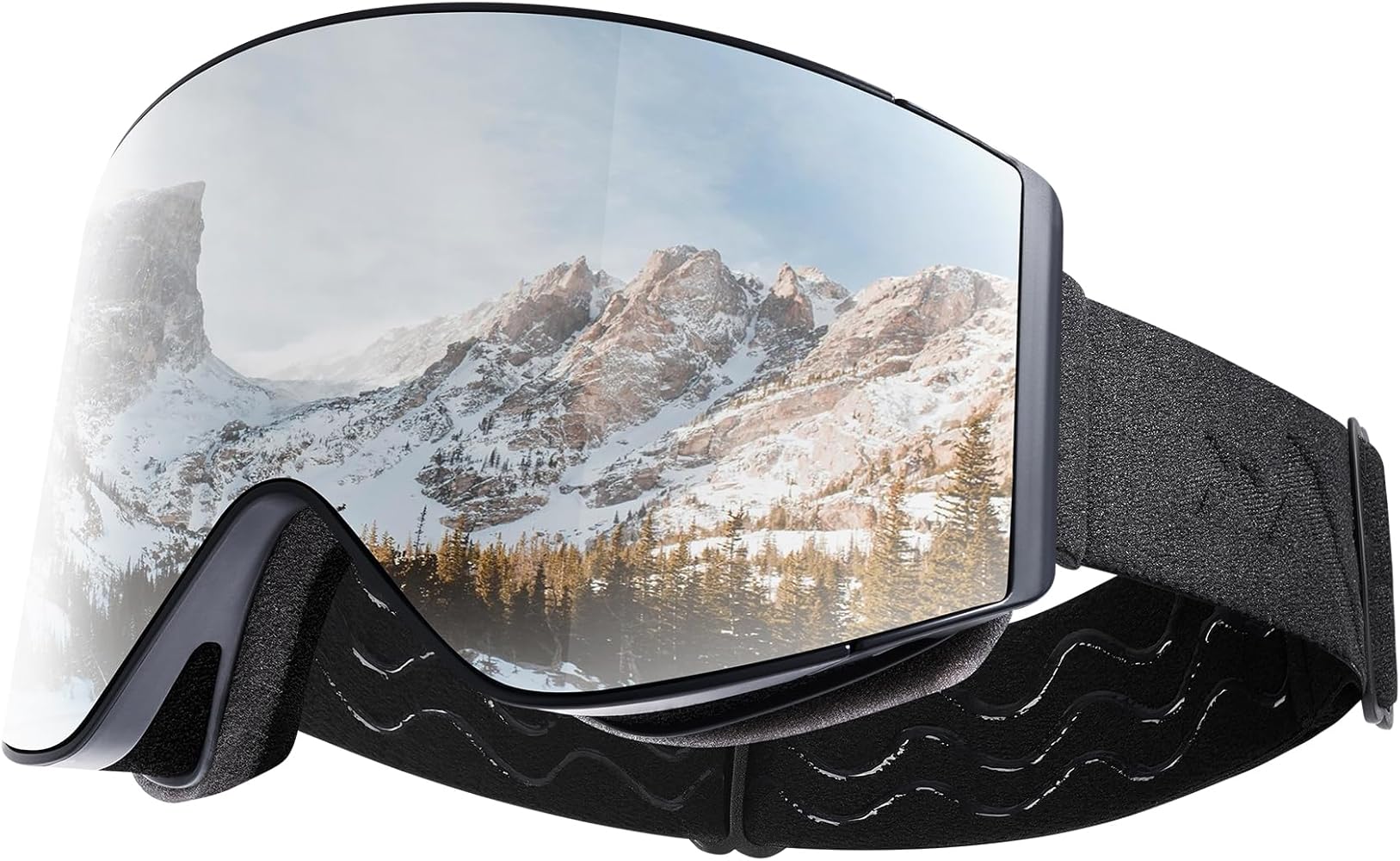 Ski Goggles OTG, Anti Fog Snow Snowboard Sport Goggles Over Glasses For Men Women Youth, UV Protection
