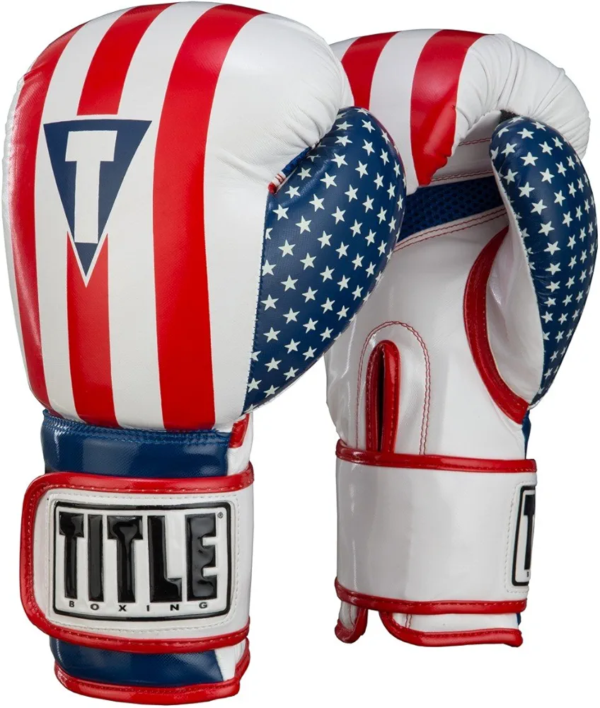 Title Boxing Infused Foam Combat USA Training Gloves, Large