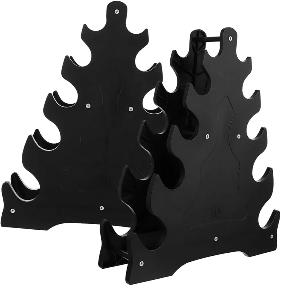 2pcs Storage Rack Dumbbells Dumb Bells Floor Bracket for Gym Plastic Dumbbell Rack Plastic Dumbbell Saddle Rack Dumbbell Accessory Dumbbell Stand Holder for Dumbbell Pp Black VANZACK