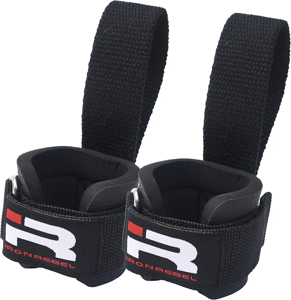 Iron Rebel Omni Lifting Heavy Duty Straps, Wrist Support Strap for Weightlifting with Velcro Closure, Comfortable Grip for Training, Powerlifting or Bodybuilding, for Men and Women, 1 Pair