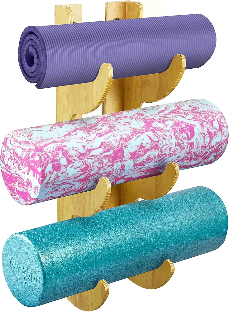 Yes4All Soft-Density Half/Round PE Foam Roller 12/18/ 24/36 inch for Deep Tissue and Muscle, Massage, Back, Legs