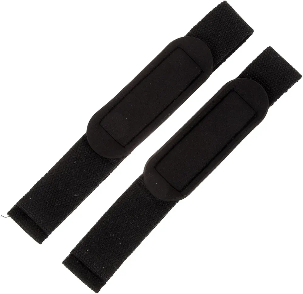 1 Pair Training Grip Strap Workout Wrist Protector Weightlifting Belt Workout Wrist Guard Black Polyester Cotton