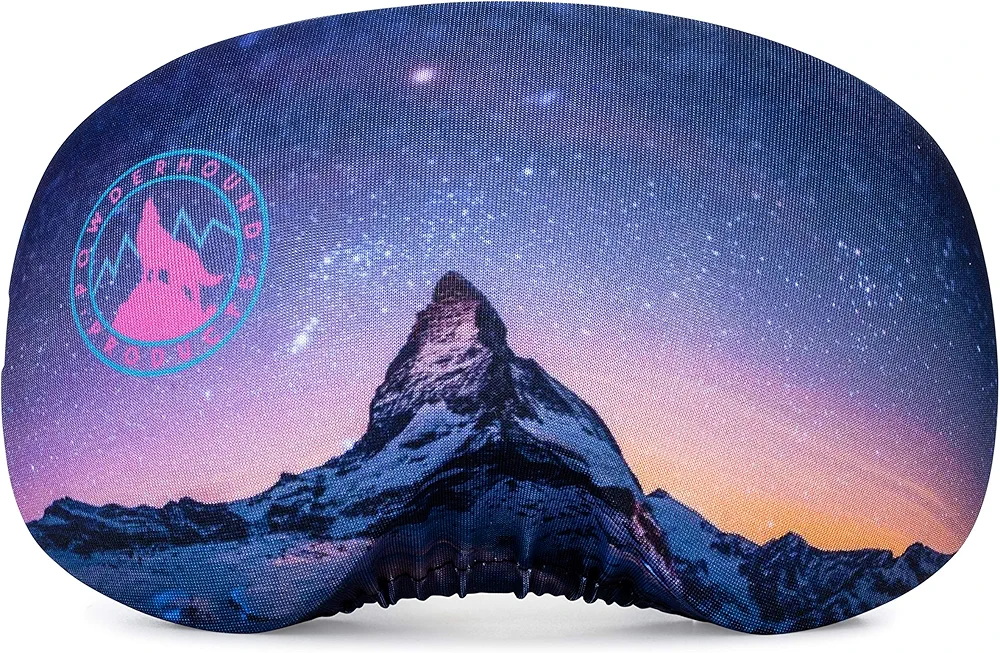 Ski Snowboard Goggle Cover Sleeve - Lens Scratch Dust Protection for Travel Storage and Apres