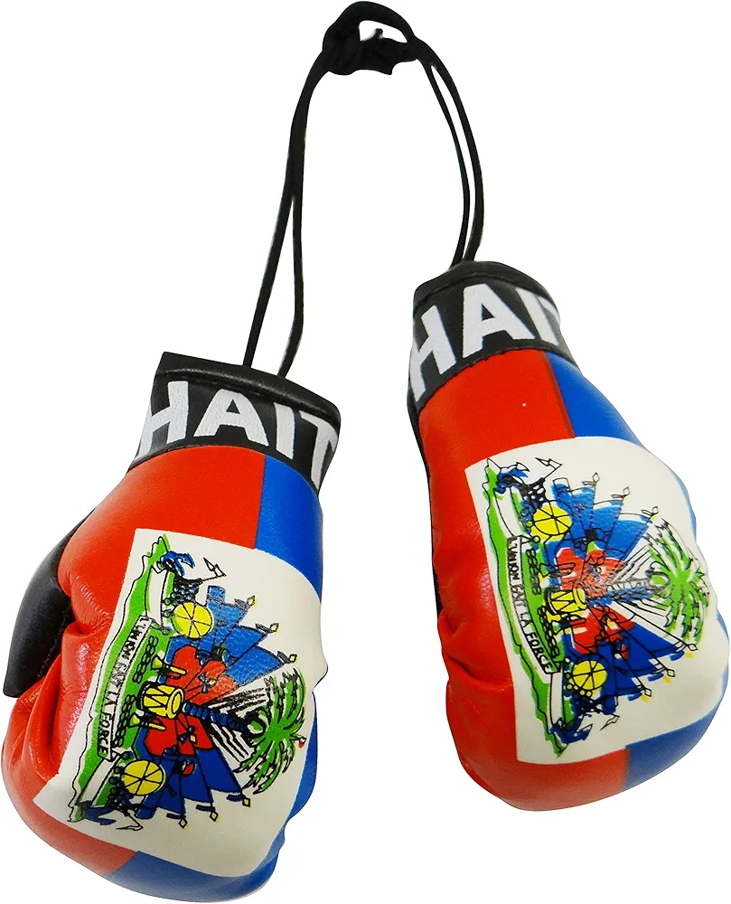 Flagline Haiti - Mini Boxing Gloves