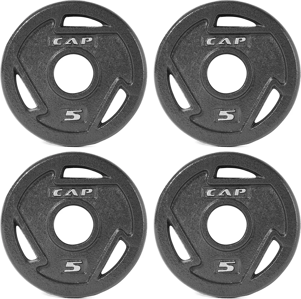 CAP Barbell 2-Inch Olympic Grip Weight Plate | Multiple Options