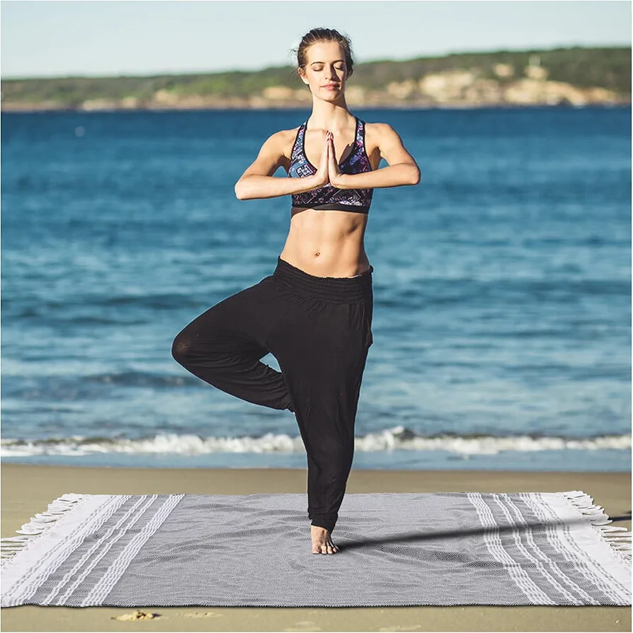 Genovega Extra Large Yoga Blanket Throw Blanket Car Camping Gear Meditation Supplies Mat Cover Falsa Equipment Workout Accessories Gym Essential Excise Stuff Women Birthday Boss Who Have Everything