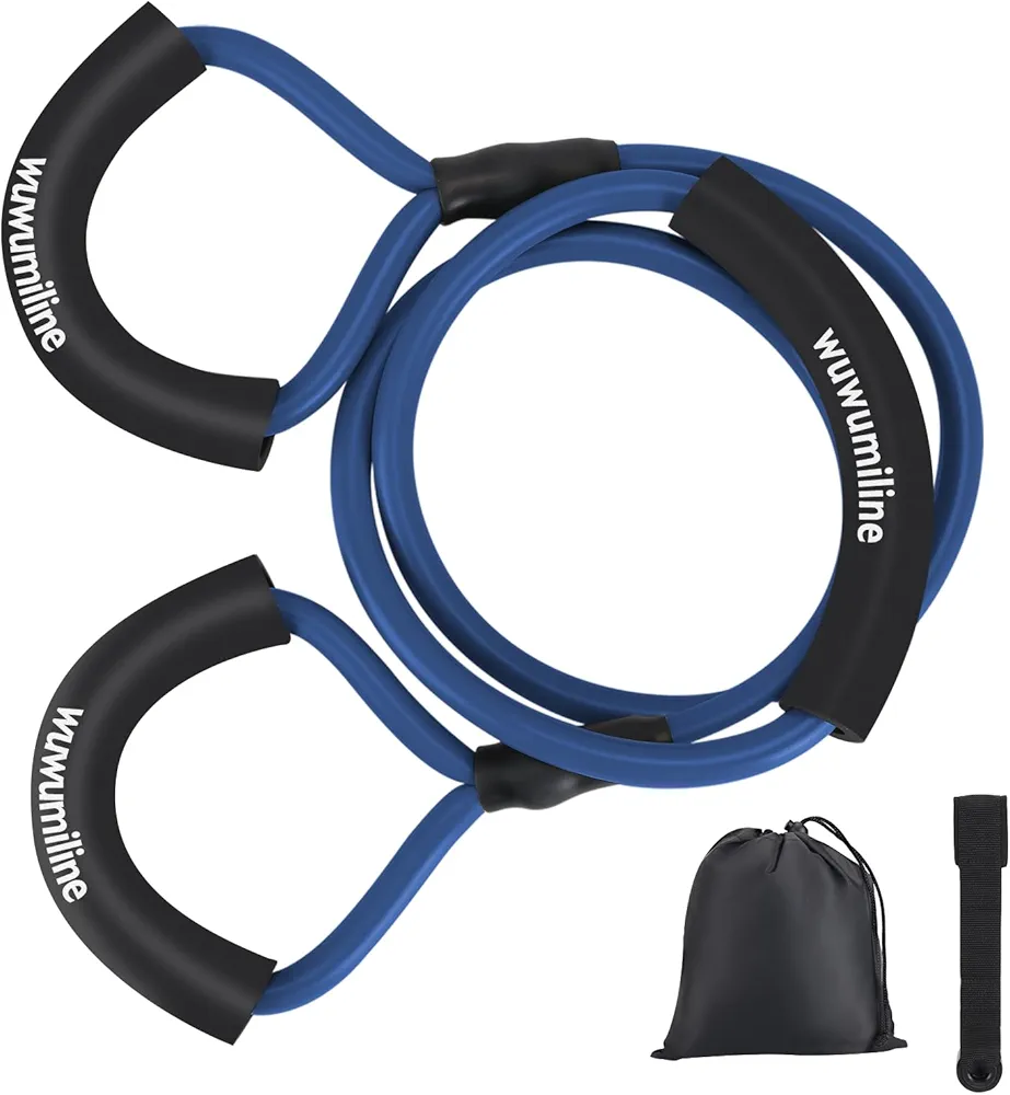 Resistance Bands with Handles - Latex Material, Exercise Bands with Handles for Arm Resistance Training and Strength Training, Physical Therapy, Home Gym Workout