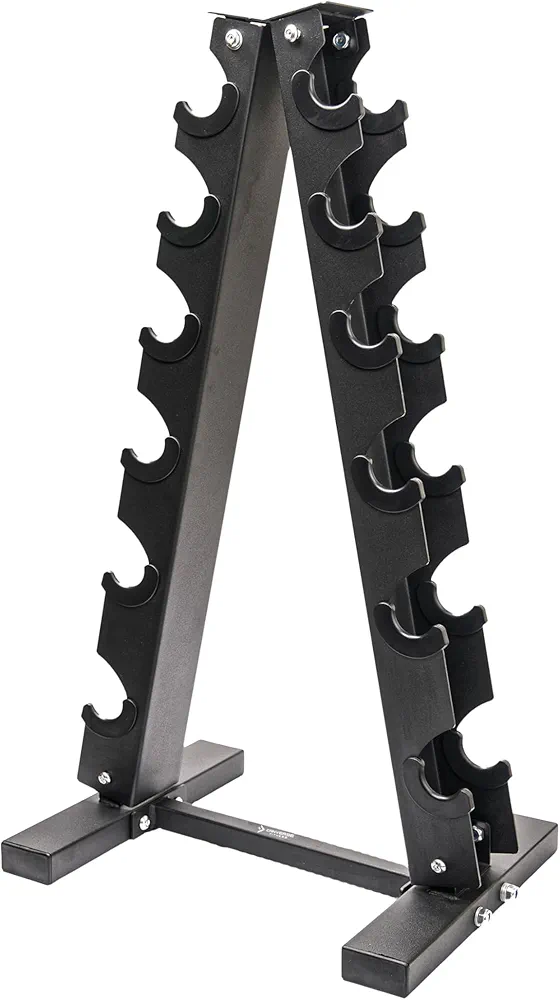 Canverse Fitness A-Frame Dumbbell Weight Rack storage Rack, Steel Dumbbell Holder, Dumbbell Stand & Weight Racks for Home Gym, (Rack ONLY)