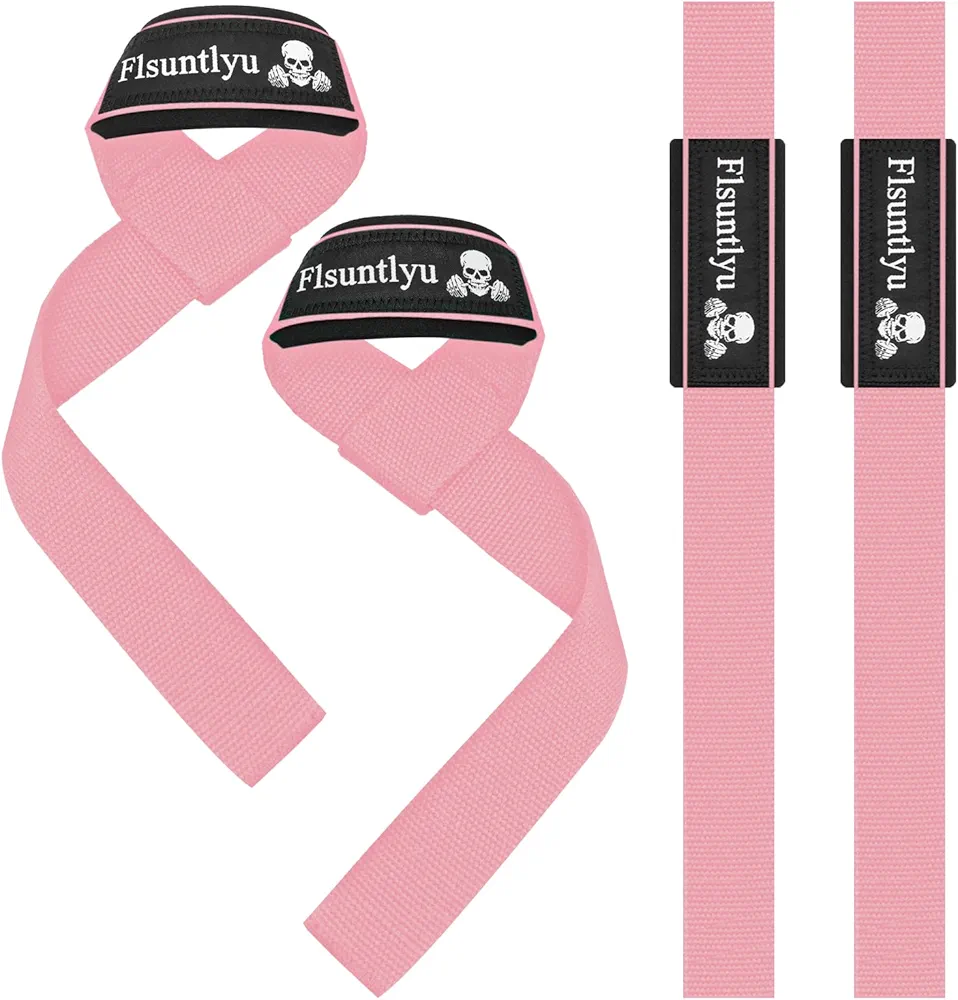 Gym Weight Lifting Wrist Straps for Optimal Grip: Enhance Your Weightlifting, Workout, Powerlifting, Strength Training & Deadlifts - Adjustable Loop Design for Men & Women