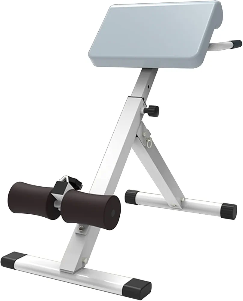 Multifunctional Roman Chair Back Extension Bench Adjustable Ab Bench Leg Strength Trainer Hyperextension Bench For Home Gym Max Capacity 264lbs