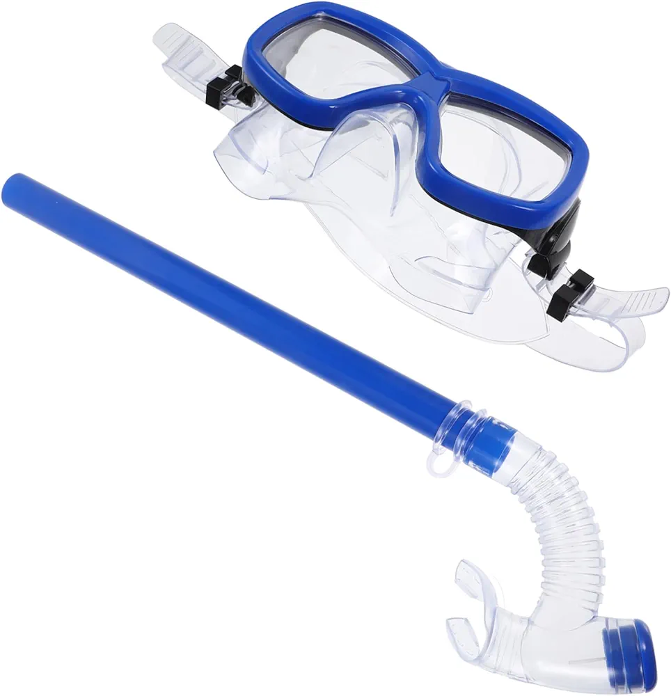 1 Set Diving Goggles Face Masks Dive Mask Snorkel Gear Professional Diving Mask Multi-Function Snorkeling Gear Diving Accessory Multi-Function Scuba Mask Convenient Scuba Mask PVC