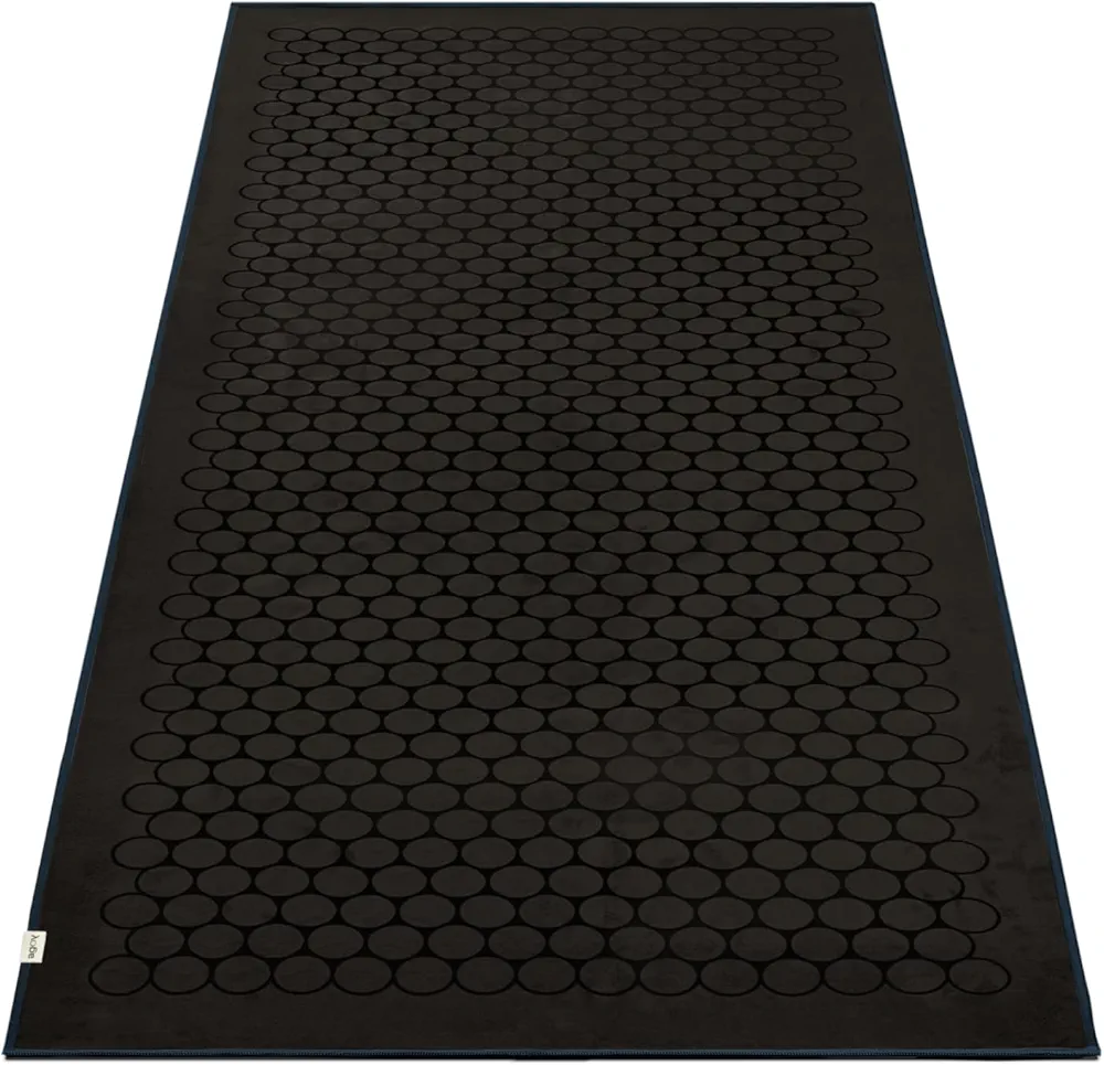 Gecko Touch Yoga Mat Towel - Unbeatable Double-Sided Silicone Grip for Ultimate Stability, Wet or Dry | Built for Hot Yoga