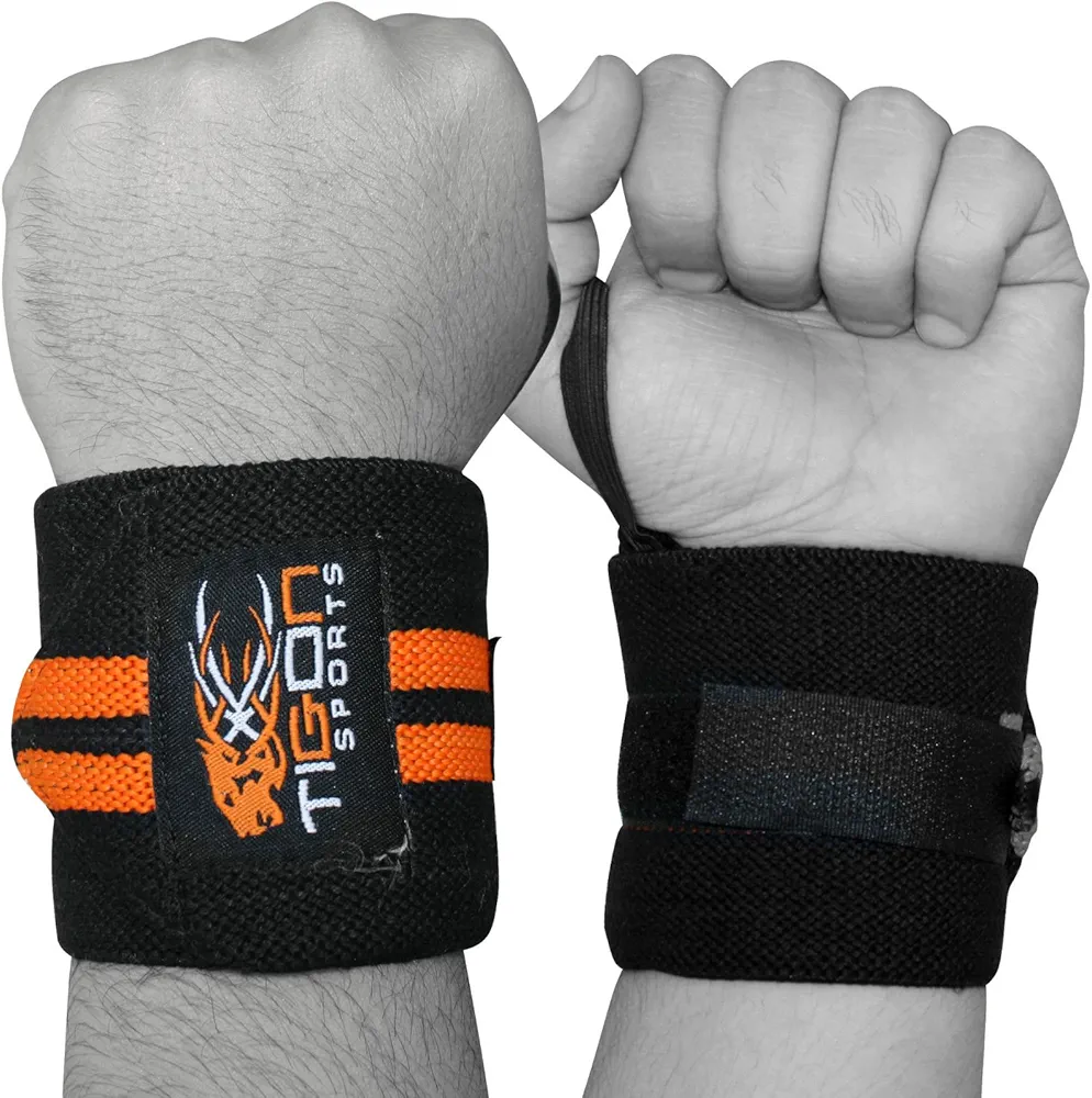 Weight Lifting Wrist Wraps Hand Support Gym Straps Brace Grip Body Building Grip