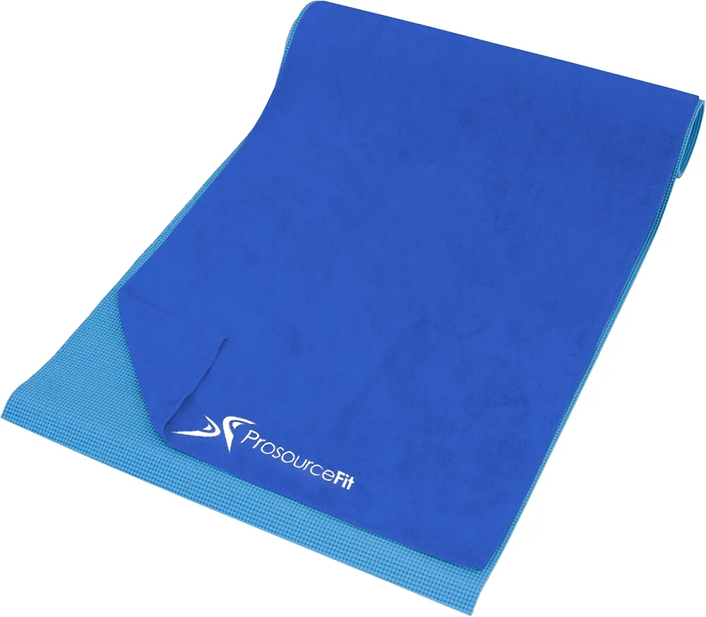 ProsourceFit Arida Yoga Mat Towel Super-Absorbent Microfiber 68-inch by 24-inch for Yoga, Pilates and Working Out (3 Color Options)