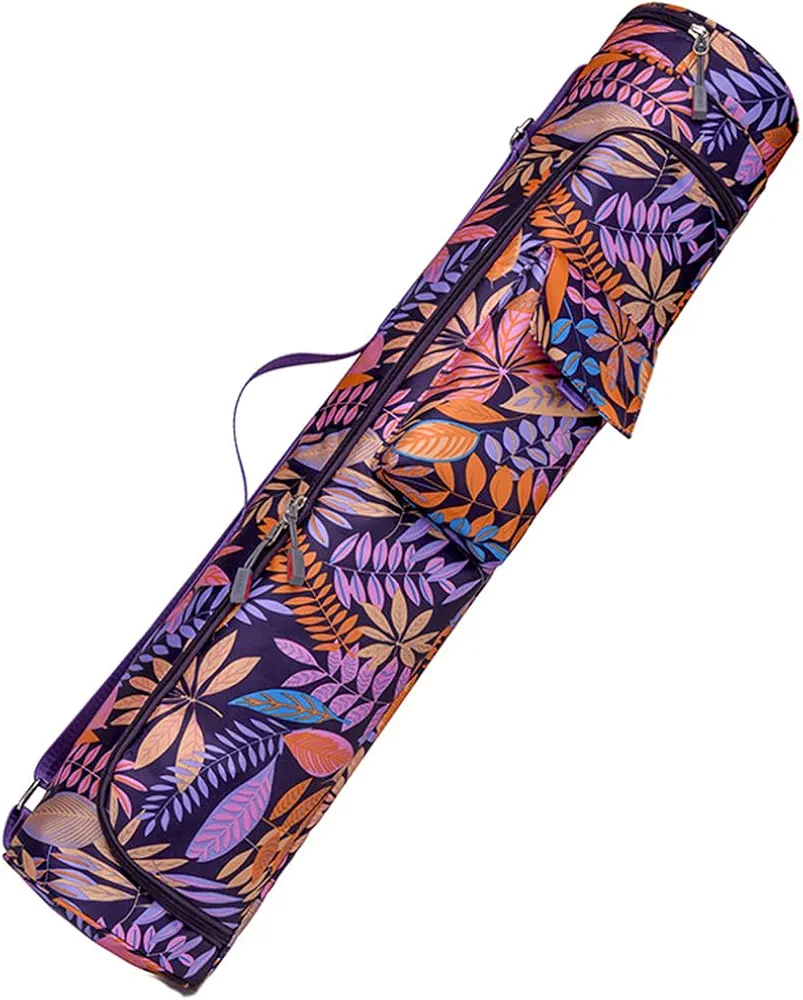Yoga Mat Bag Dual Full Zip Exercise Yoga Mat Carrier Yoga Mat Carry Bag with Storage Pockets and Adjustable Shoulder Strap Fits All Your Stuff