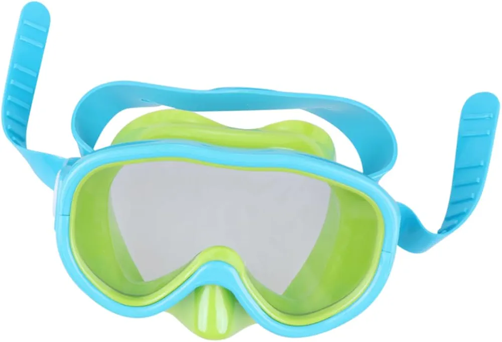 Snorkeling Swimming Glasses Goggles Face Mask Snorkeling Goggles Swimming Goggles Breathing Tube Swimming Glasses Diving Goggles Blue