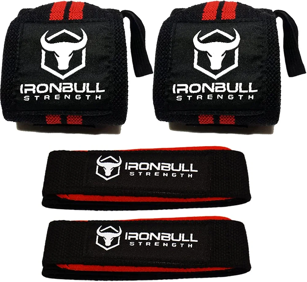 Wrist Wraps for Weightlifting (USPA & IPL Approved) - 18” Premium Quality Wrist Straps for Weightlifting - Weight Lifting Wrist Wraps with Thumb Loop - Best Gym Wrist Wraps for Lifting Weights, Curls & Dips - Lifting Wrist Wraps for Bench, Powerlifting & Weight Training - Weightlifter's Wrist Straps Lifting for Men and Women