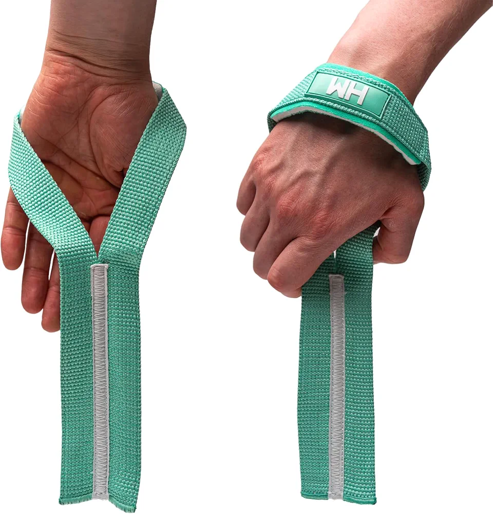 Weight Lifting Straps. Wrist Straps for Olympic Weight Lifting, Snatch, Pulls and Deadlifts for both Men and Women