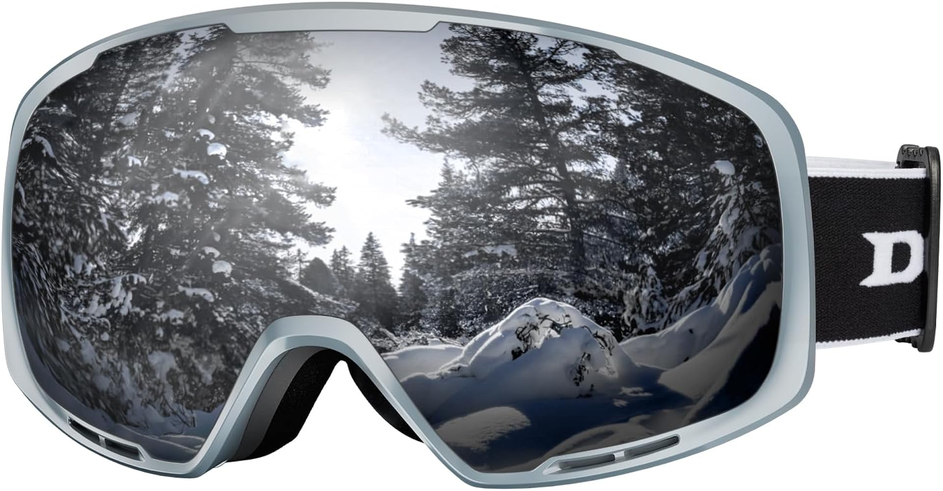 Ski Goggles - OTG UV Protection Anti fog Snow/Snowboard Goggles for Men Women Adult Youth