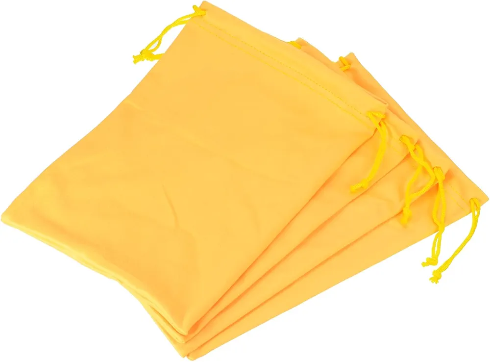 YOKIVE Ski Goggle Bags, Sport Microfiber Snow Goggles Case Covers Storage Sleeves Drawstring Pouches for Sunglass Lens