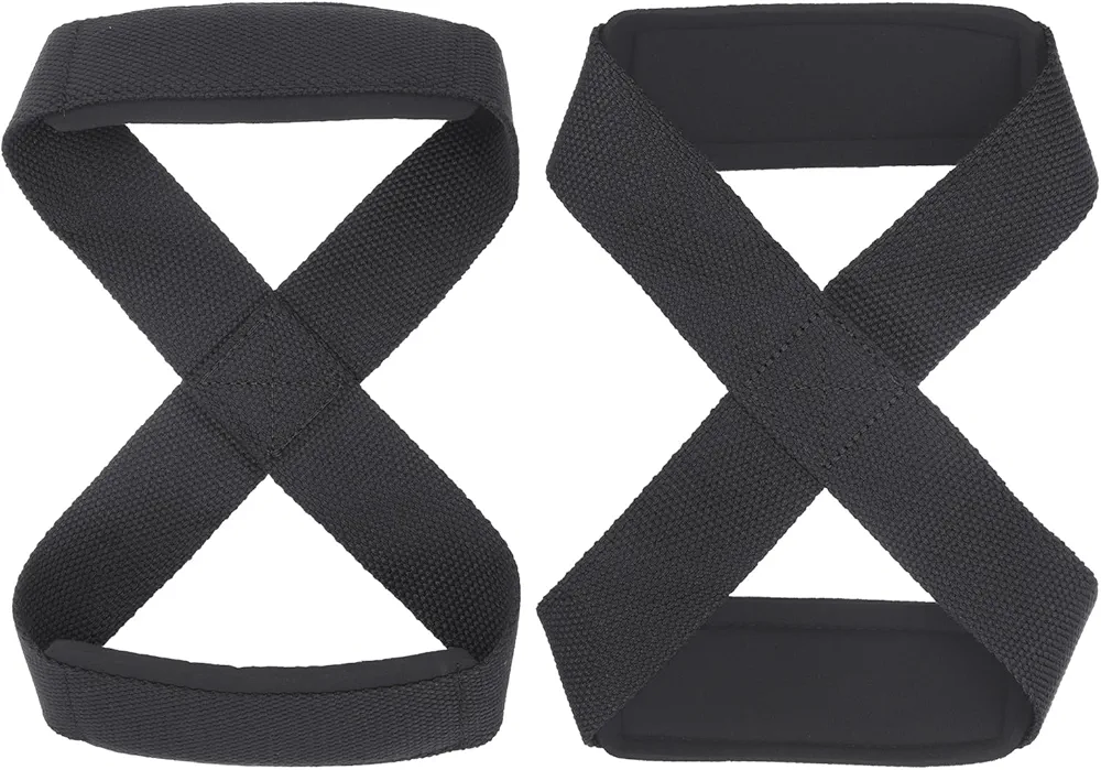 PATIKIL Figure Lifting Strap, Weightlifting Wrist Wraps Dead Lift Padded Grips for Fitness Power Strength Training