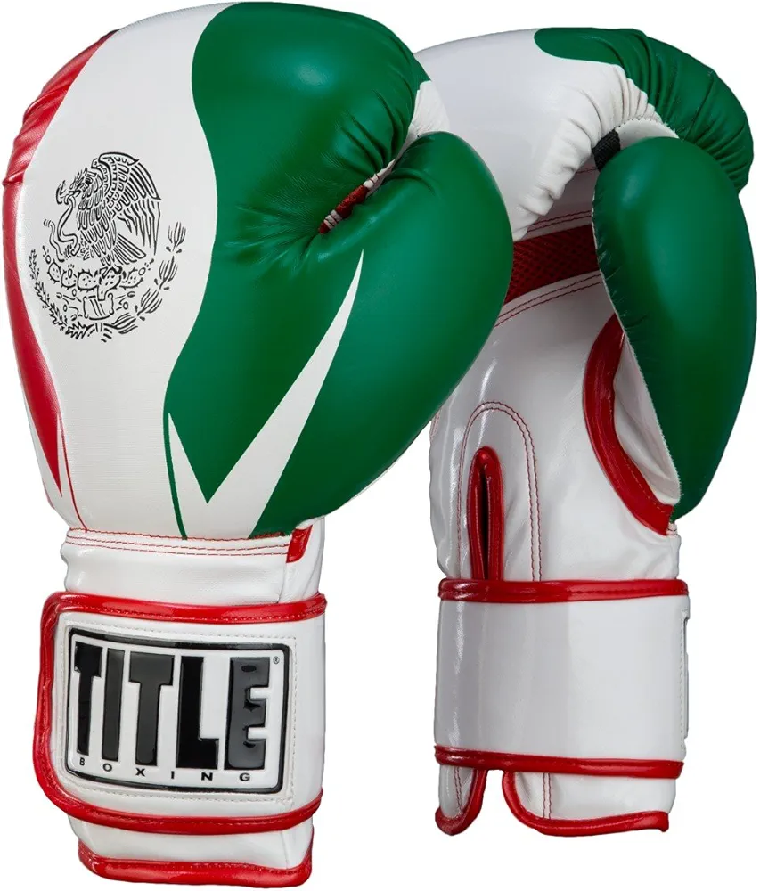 Title Infused Foam El Combate Mexico Training Gloves, Mexico, Regular