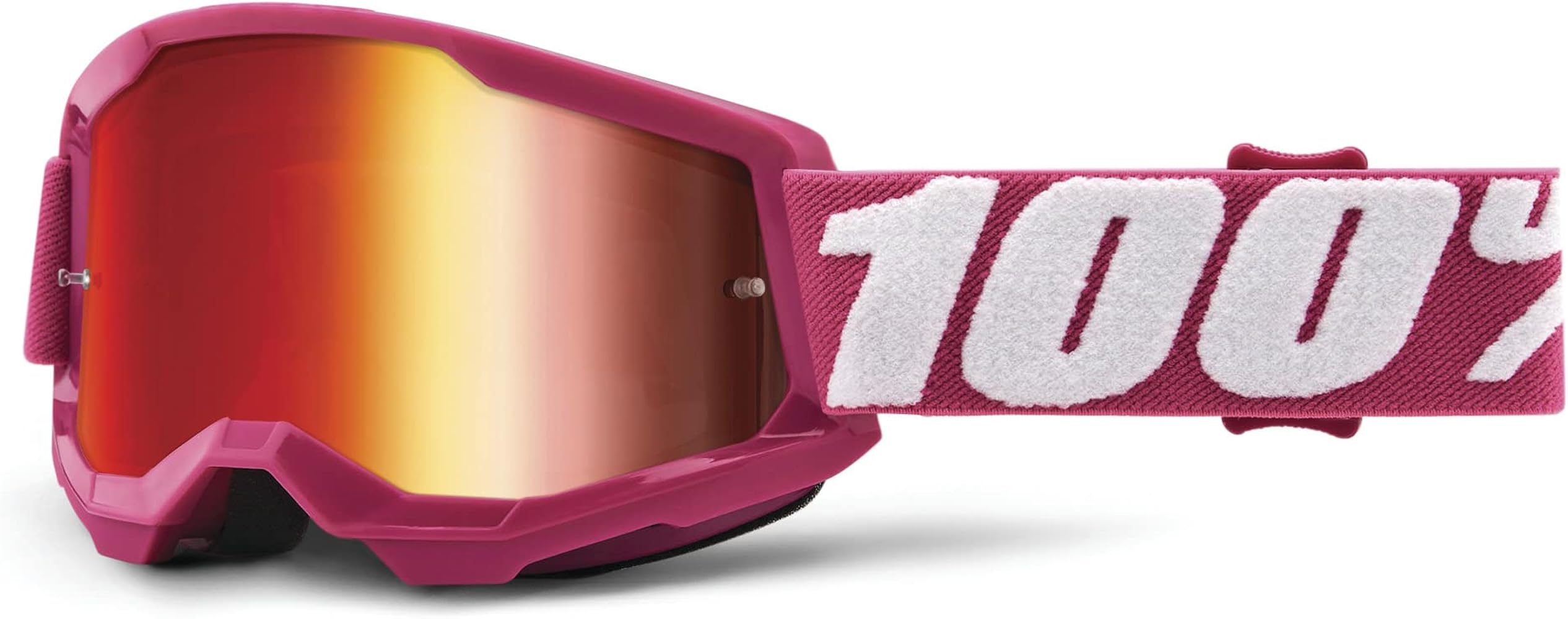 100% Strata 2 Junior Motocross & Mountain Biking Goggles - MX, MTB, Dirt Bike, Power Sport Protective Eyewear
