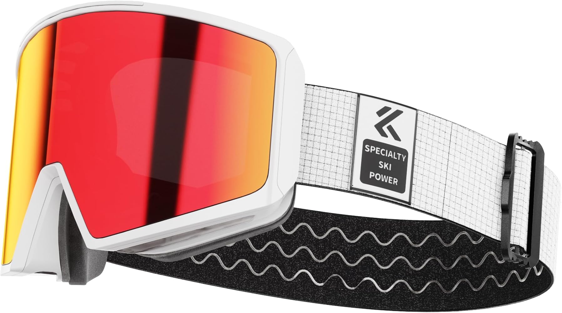 KAPVOE Ski Goggles Snowboard Goggles for Men Women Youth OTG Snow Goggles Anti Fog 1OO% UV Protection Over Glasses