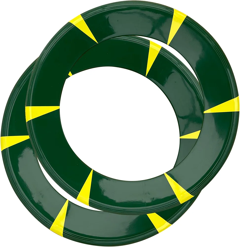 Spin Flyers | Pack of 2 | Advanced Aerodynamics for Graceful, Effortless Flight Disc Shows The Spin | Get Them in Your Favorite Teams Colors
