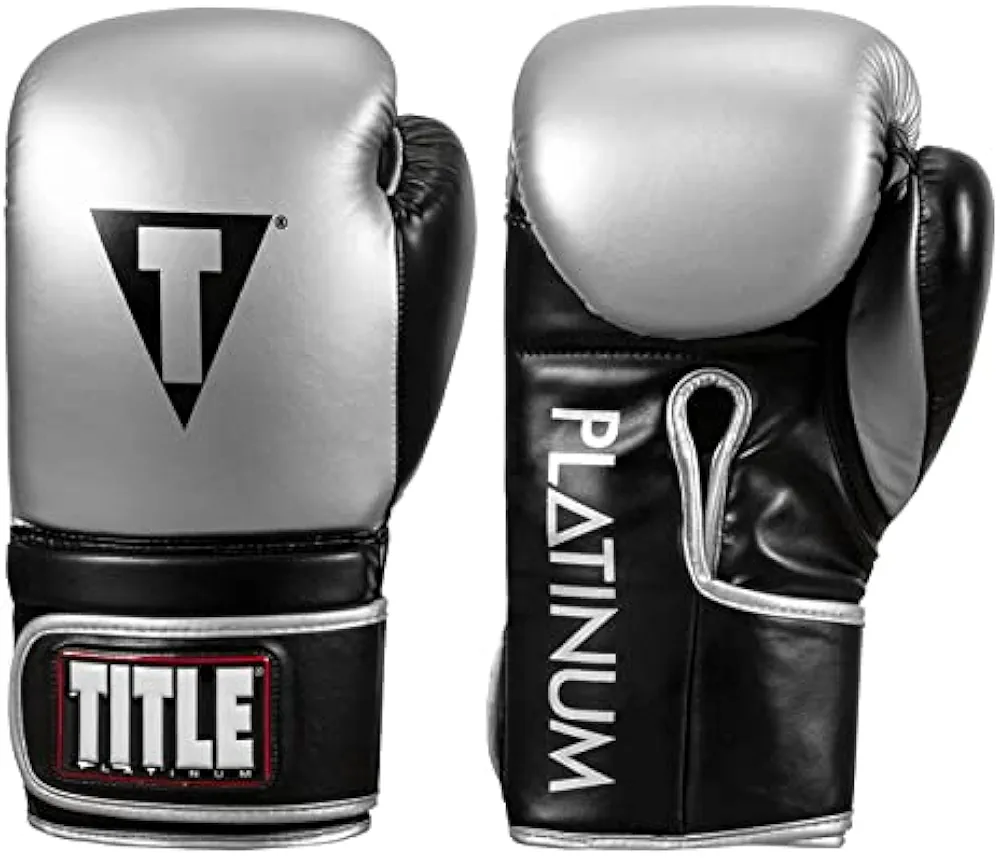 Title Platinum Prolific Training Gloves - Boxing Gloves, Boxing Training Gloves, MMA Gloves, Oz Training Gloves, Kickboxing Gloves, Punching Bag Gloves, Sparring Gloves