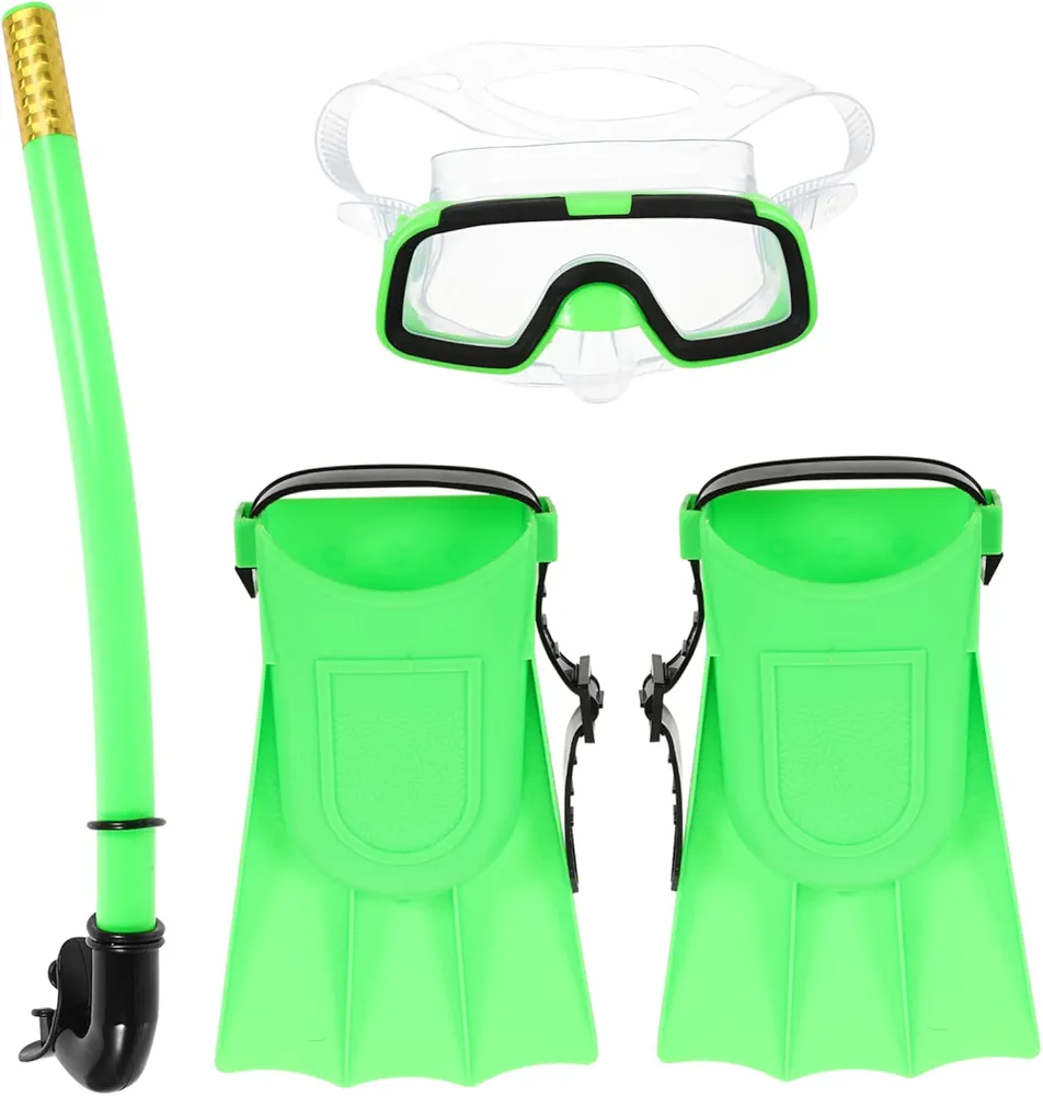 Kisangel Children's Diving Suit Face Masks Scuba Diving Gear Swim Goggles Snorkeling Device Snorkeling Breathing