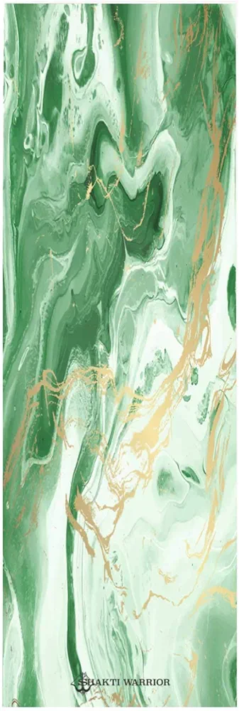 Eco PVC Yoga Mat - Artist Designed, Premium eco friendly mats, Non Slip, Non toxic, Great For Regular & Hot Yoga, Pilates and Workouts (72 inch x 24 inch x 5mm thick)