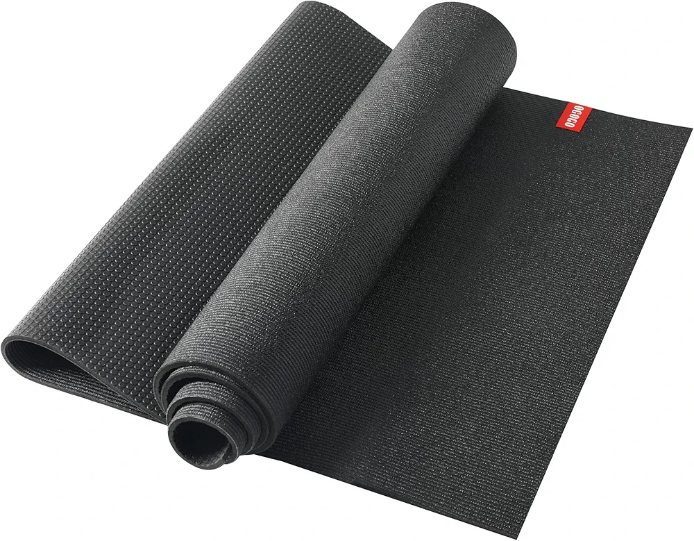 OGOGO Premium Yoga Mat - Extra Long and Wide 78. 7x 26 x1/4 inches, Non-Slip Surface, Eco-Friendly, Lightweight and Portable with Carrying Strap, Ideal for Yoga and Pilates, Black