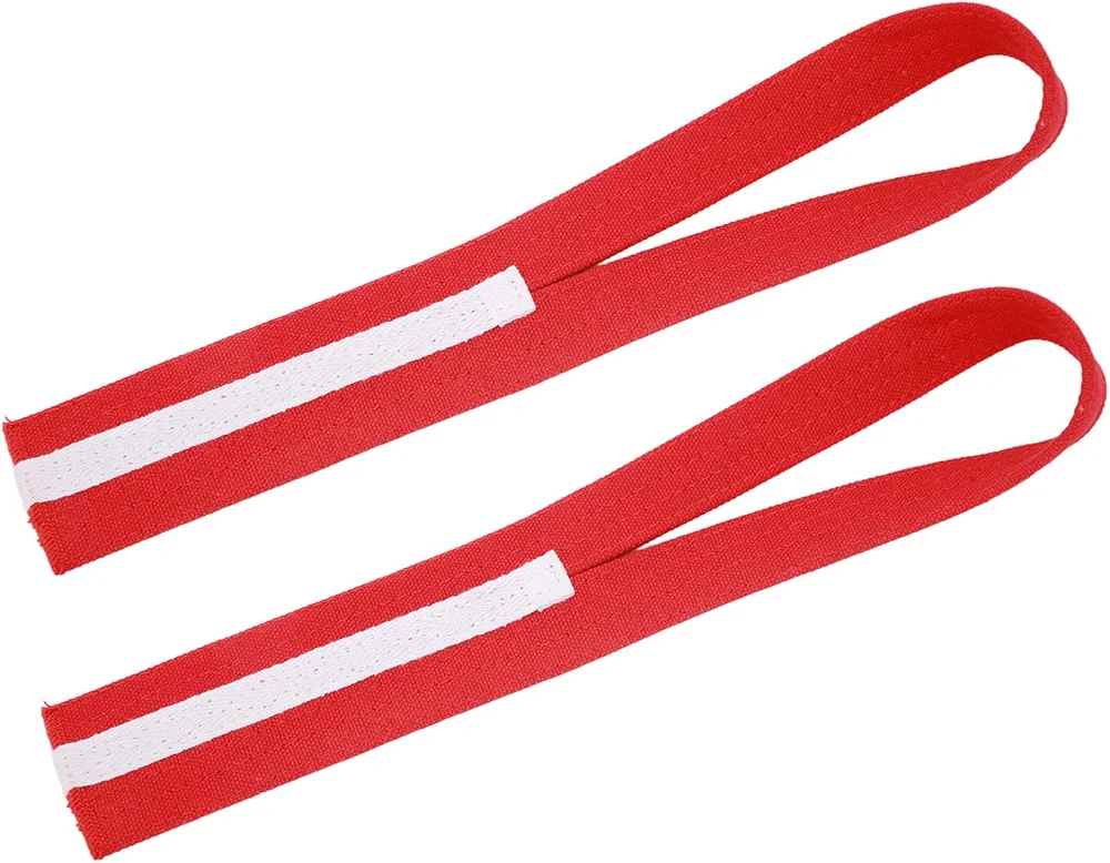 2Pcs Lifting Wrist Straps, Canvas Hard Pull Wrist Lifting Straps Grips Band Canvas Anti Slip Enhance Strength Wound Form Weight Lifting Straps for Weightlifting Training