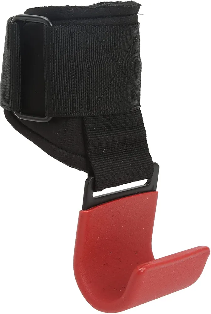Weight Lifting Hooks Heavy Duty Wrist Straps Grips Gloves Support for Gym Workout Strength Training
