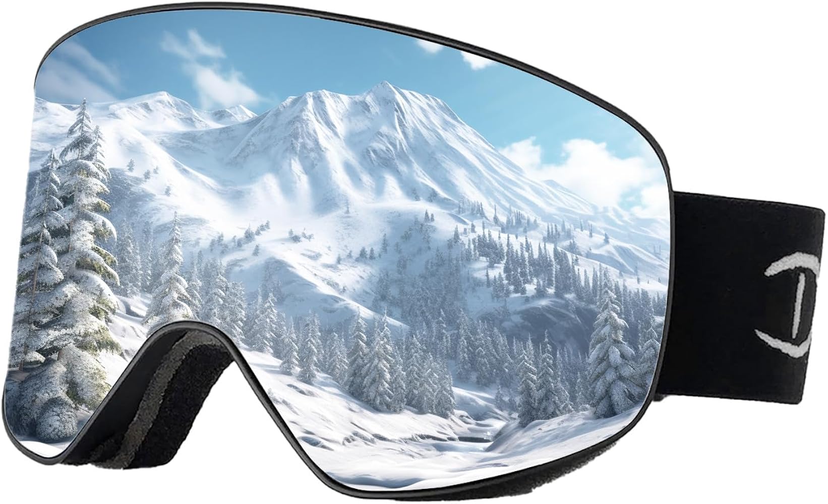 Ski/Snowboard Goggles for Men Women, OTG Snow Goggles Anti Fog 100% UV Protection