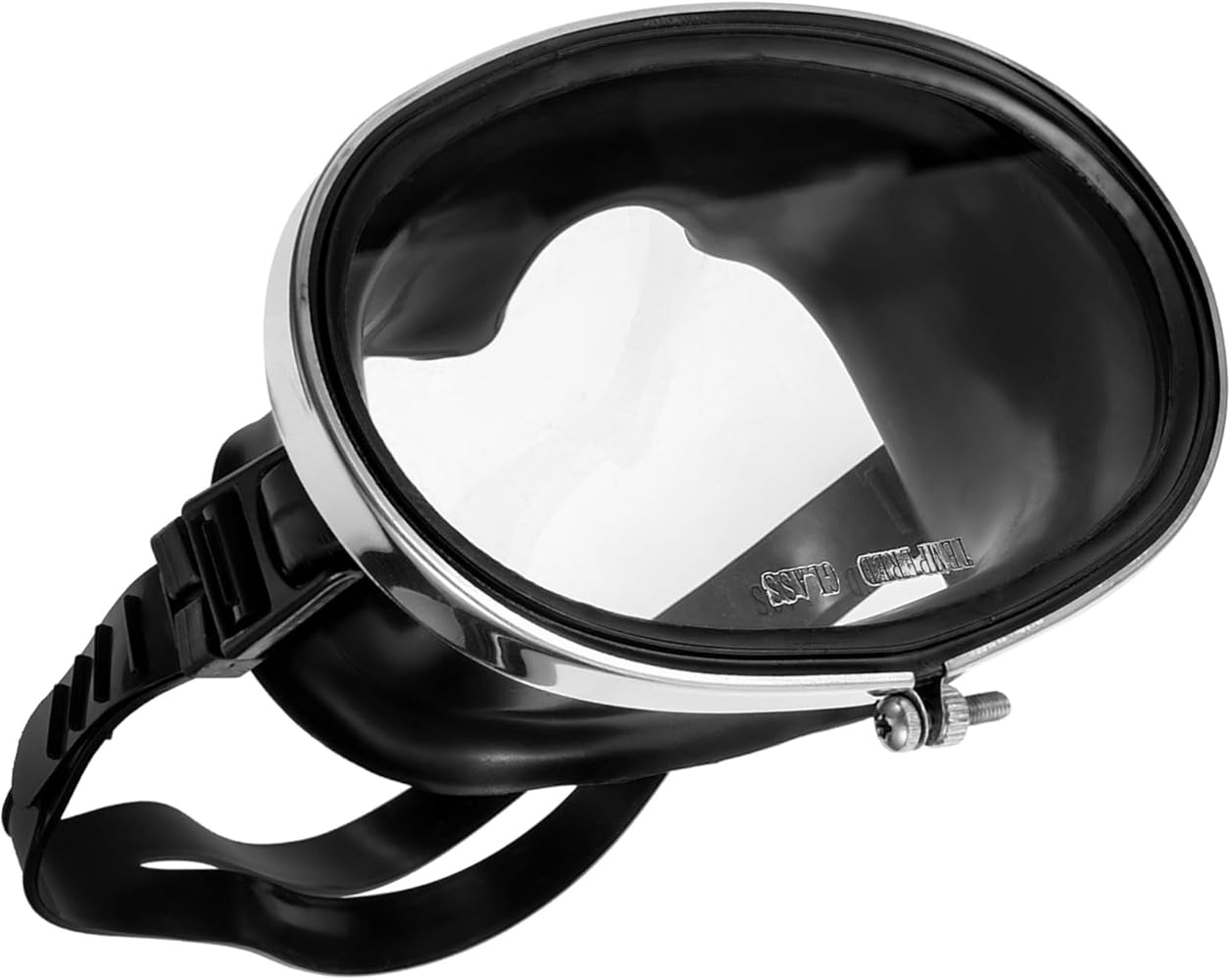 Kisangel Swimming Mask Aunglasses Diving Gear Scuba Mask Portable Snorkeling Gear Scuba Necessary Equipment Diving Eyeglasses Multi-function Dive Mask Dive Eyeglass Stainless Steel Black