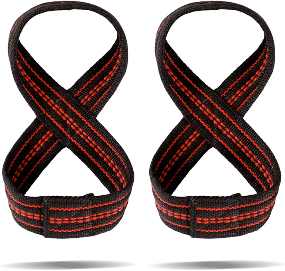 Figure 8 Lifting Straps,Weightlifting Straps,Figure 8 Straps,Wrist Straps for Deadlift, Powerlifting, Strongman, & Cross Training-Deadlifting Straps