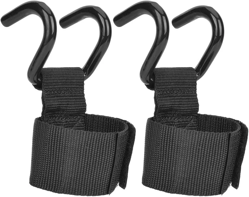 Life 2 PCS Weightlifting Straps with Hooks Training Gym Grips Straps Wrist Support Weight Lifting Hook Straps