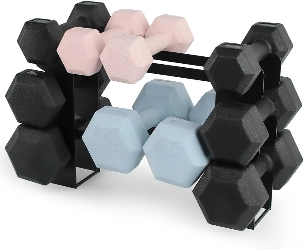 Dumbbell Rack Stand Only - Iron Weight Stand Holder Storage for Dumbbells - Small Weight Rack for Home Gym dumbbell